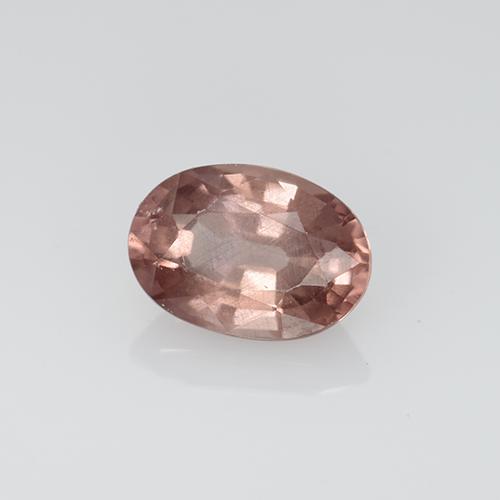 Granate malayo rosa natural de 0,57 ct, corte óvalo, VS-SI