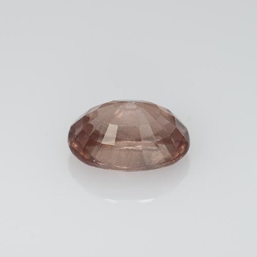 Granate malayo rosa natural de 0,67 ct, corte óvalo, VS