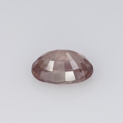 Granate malayo rosa natural de 0,70 ct, corte óvalo, VS