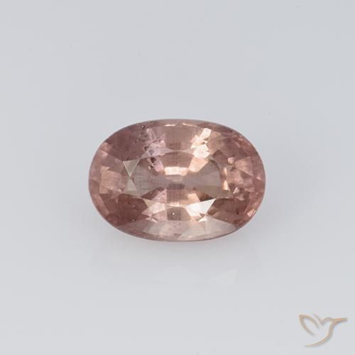 granate malayo Rosado claro natural de 0.77 ct, Corte Óvalo, VS