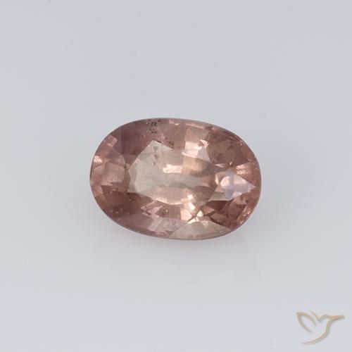 granate malayo Rosado claro natural de 0.77 ct, Corte Óvalo, VS