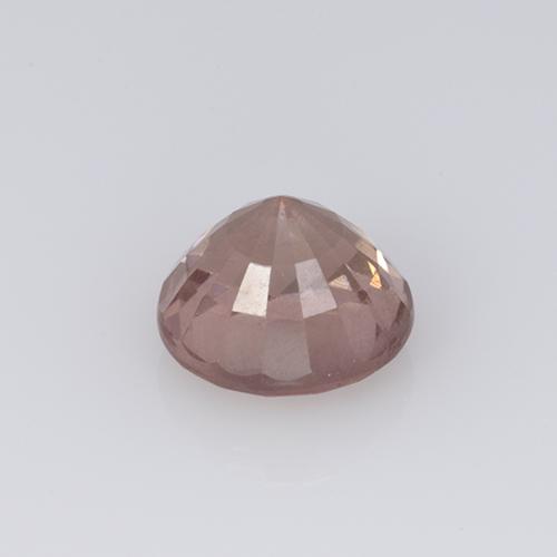 Granate malayo rosa natural de 0,82 ct, corte redondo, VS