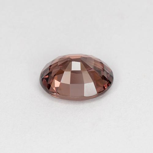 Granate malayo rosa natural de 0,87 ct, corte óvalo, VS