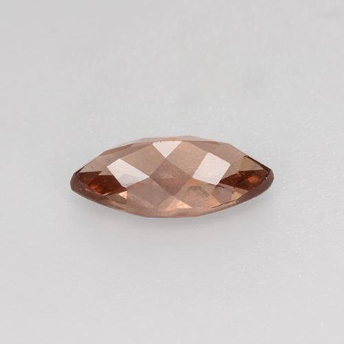Granate malayo marrón natural de 1,28 ct, marquesa, VVS-VS