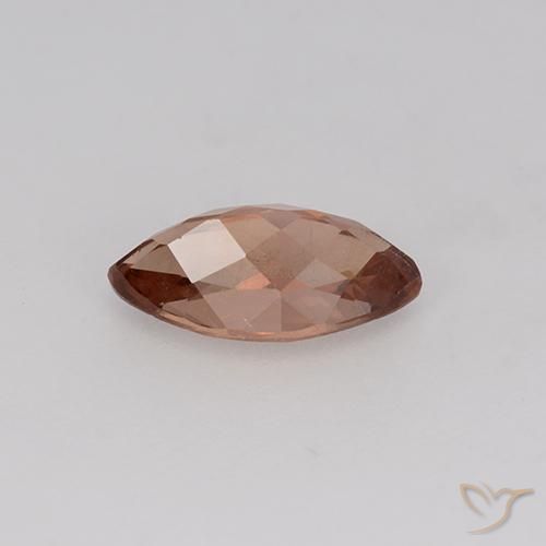 granate malayo Marrón canela claro natural de 1.17 ct, Marquesa, VVS-VS