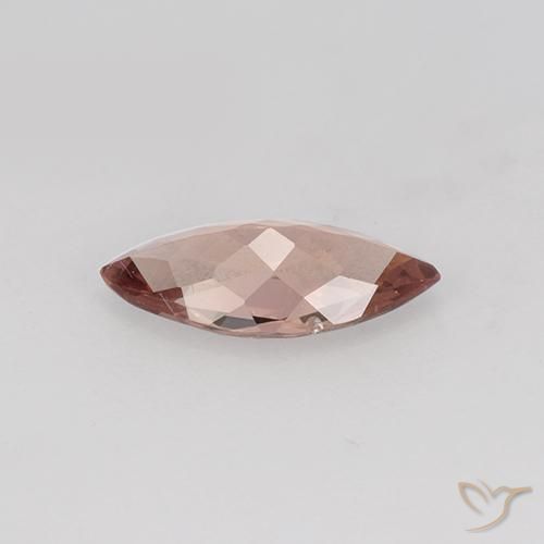 granate malayo Rojo medio natural de 0.92 ct, Marquesa, VVS-VS