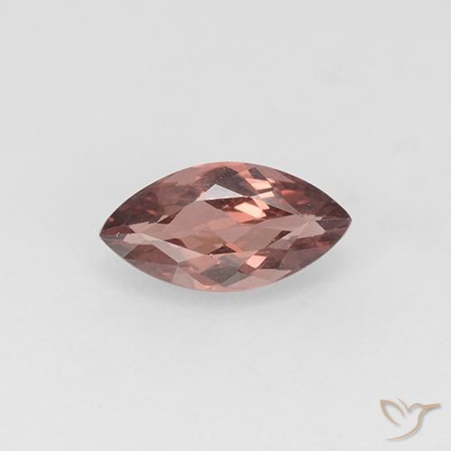 1.14ct Natural Rojo medio granate malayo, Marquesa, VVS-VS, Photo A