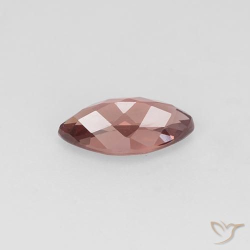 granate malayo Rojo medio natural de 1.14 ct, Marquesa, VVS-VS