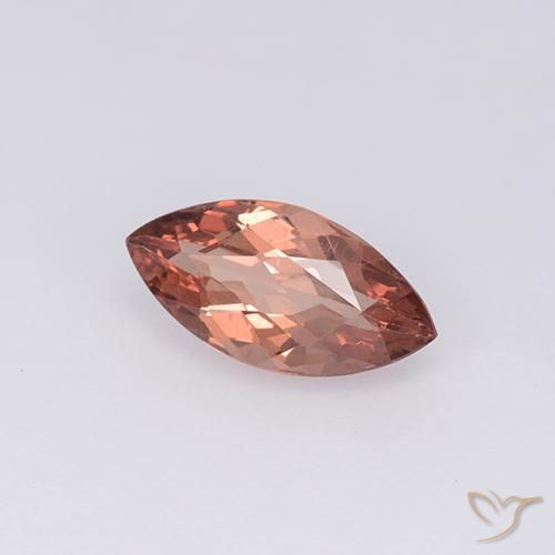 granate malayo Rojo cálido natural de 1.25 ct, Marquesa, VS