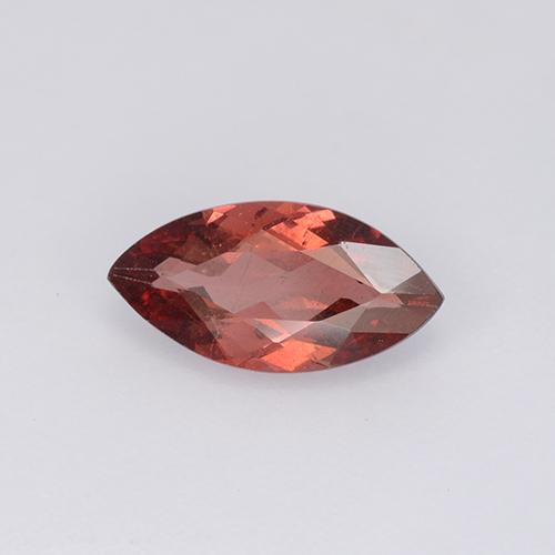Granate malayo rojo natural de 1,27 ct, marquesa, VS