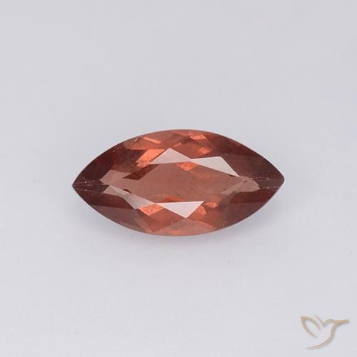 1.26ct Natural Rojo oscuro granate malayo, Marquesa, VS, Photo A