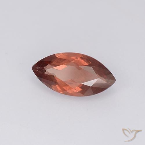 granate malayo Rojo oscuro natural de 1.26 ct, Marquesa, VS