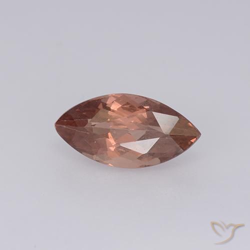 Granate malayo rojo cálido natural de 1,48 ct, marquesa, VS