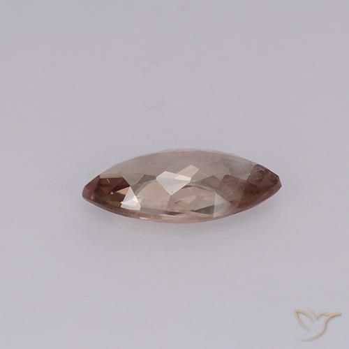 granate malayo Rojo medio natural de 0.87 ct, Marquesa, VS