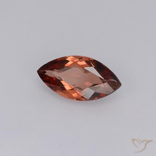 granate malayo Rojo carmesí natural de 0.95 ct, Marquesa, VS