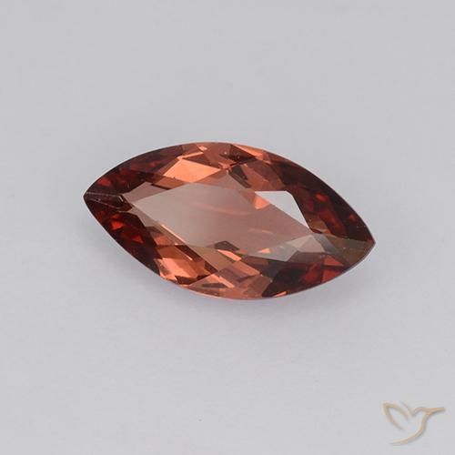 granate malayo Rojo rosado natural de 1.22 ct, Marquesa, VVS-VS