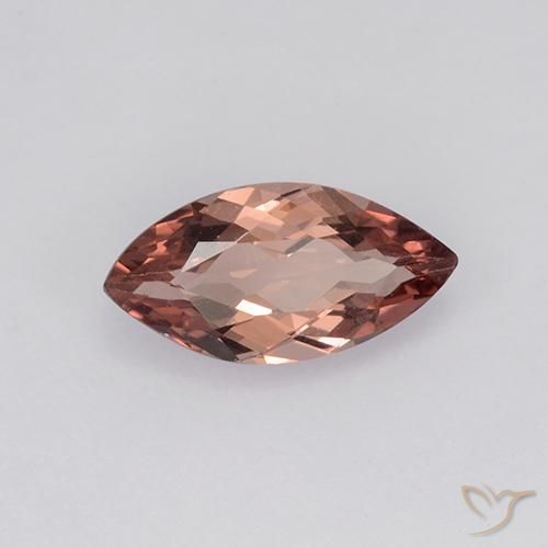granate malayo Rojo medio natural de 1.18 ct, Marquesa, VVS-VS