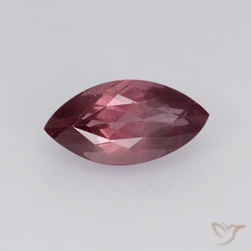 granate malayo Rosa oscuro natural de 1.17 ct, Marquesa, VS