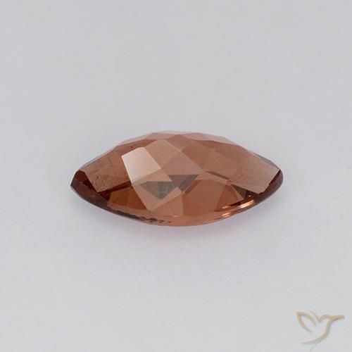 granate malayo Rojo medio natural de 1.10 ct, Marquesa, VVS-VS