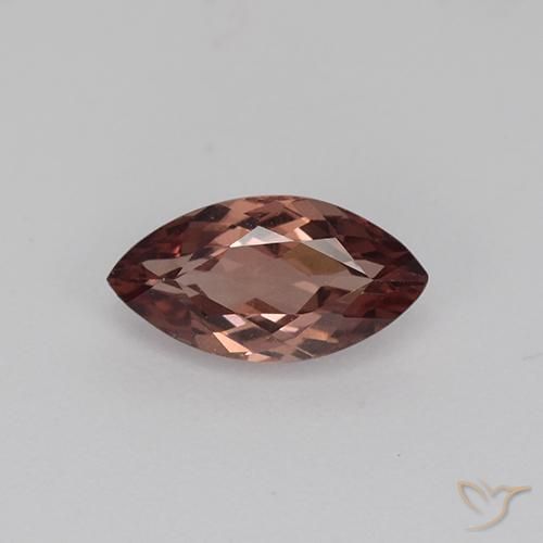Granate malayo rosa natural de 1,09 ct, marquesa, VVS-VS