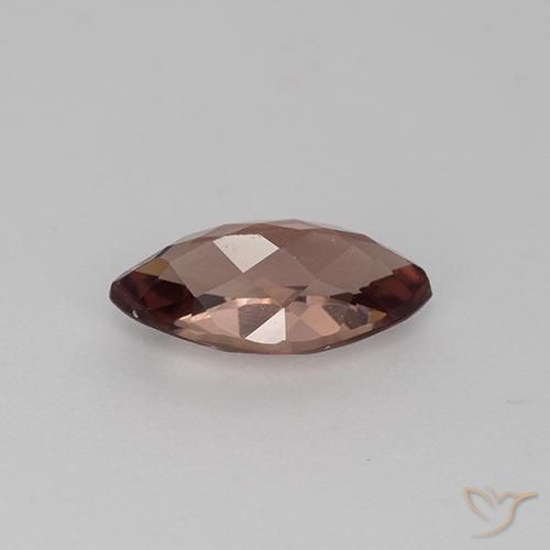 Granate malayo rosa natural de 1,09 ct, marquesa, VVS-VS