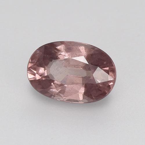 granate malayo Rosado medio natural de 0.67 ct, Corte Óvalo, VS