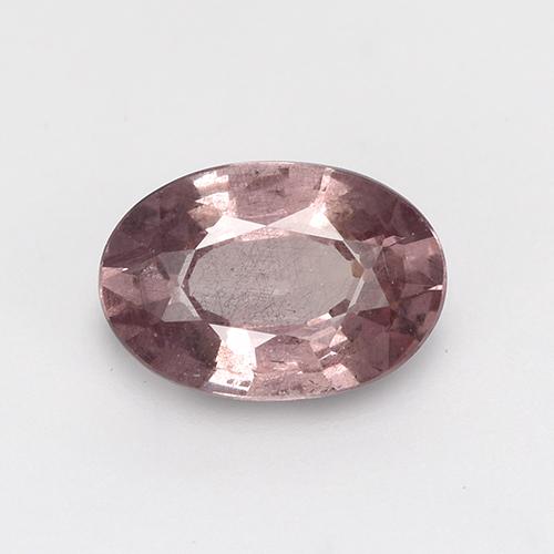 granate malayo Rosado palo de rosa intenso natural de 0.59 ct, Corte Óvalo, VS