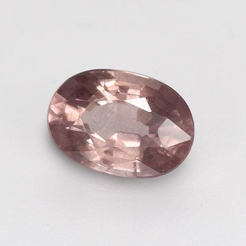 Granate malayo rosa natural de 0,64 ct, corte óvalo, VS