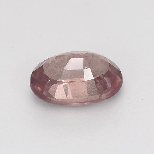 Granate malayo rosa natural de 0,64 ct, corte óvalo, VS