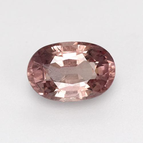 Granate malayo rosa natural de 0,63 ct, corte óvalo, VS