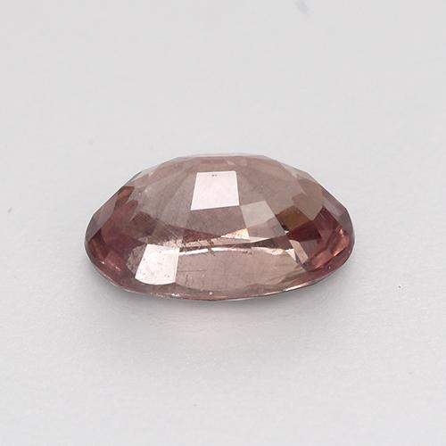 Granate malayo rosa natural de 0,63 ct, corte óvalo, VS