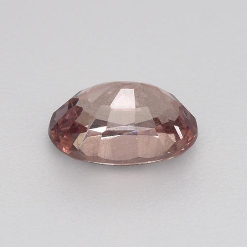 Granate malayo rosa natural de 0,65 ct, corte óvalo, VS