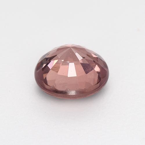 Granate malayo rosa natural de 0,64 ct, corte redondo, VS