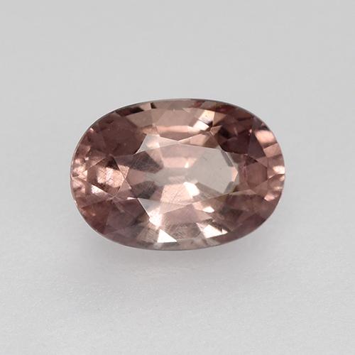 granate malayo Rosa oscuro natural de 0.68 ct, Corte Óvalo, VS-SI