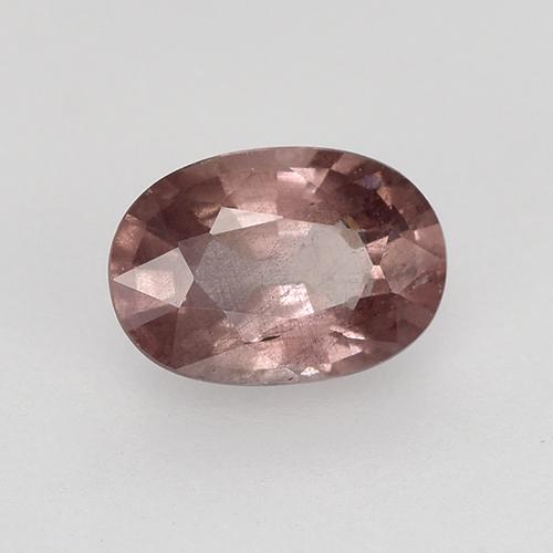 granate malayo Rosa oscuro natural de 0.65 ct, Corte Óvalo, VS-SI
