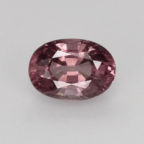 Granate malayo púrpura natural de 0,66 ct, corte óvalo, VS