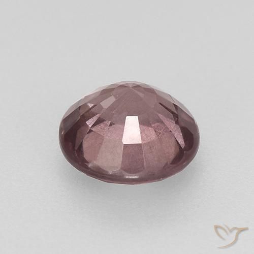 granate malayo Rosado púrpura natural de 0.83 ct, Redondo, VS