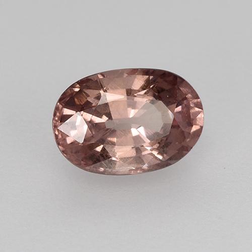 granate malayo Rosado palo de rosa intenso natural de 0.66 ct, Corte Óvalo, VS