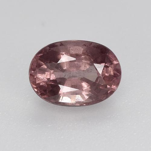 Granate malayo rojo natural de 0,75 ct, corte óvalo, VS