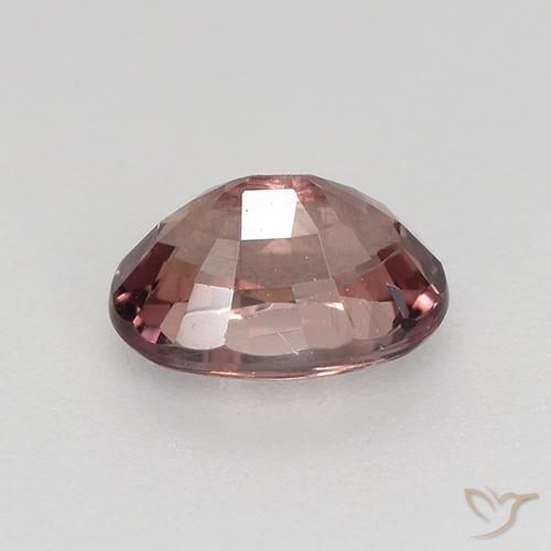Granate malayo rojo natural de 0,76 ct, corte óvalo, VS-SI