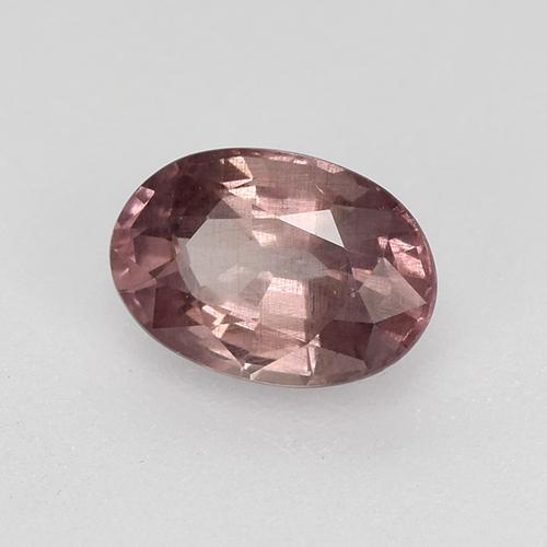 granate malayo Rosado medio natural de 0.63 ct, Corte Óvalo, VS