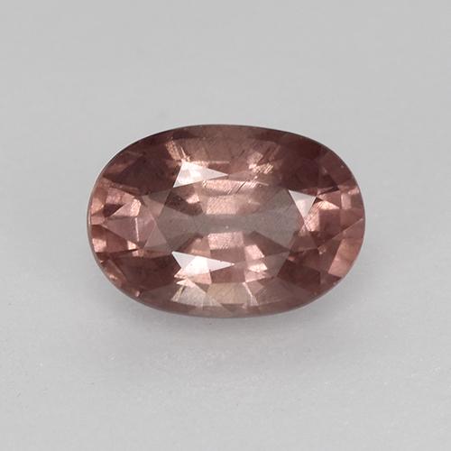 Granate malayo rosa natural de 0,69 ct, corte óvalo, VS