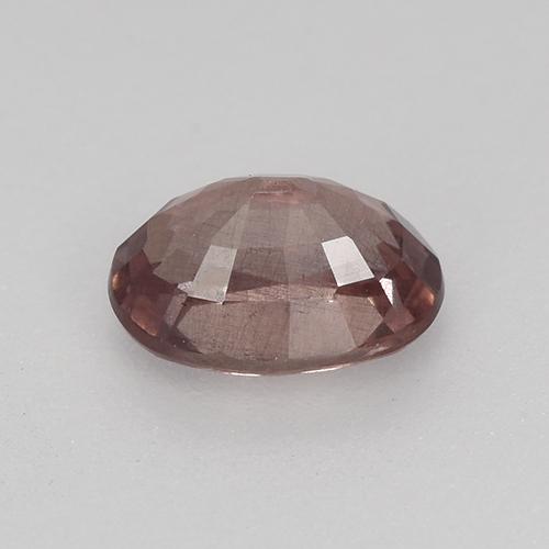 Granate malayo rosa natural de 0,69 ct, corte óvalo, VS