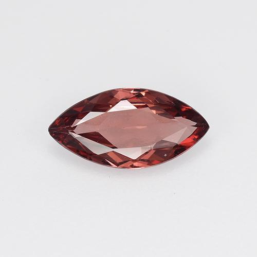 Granate malayo rojo natural de 1,00 ct, marquesa, VVS-VS