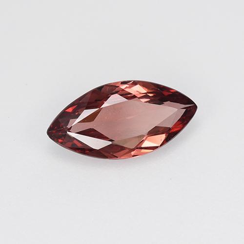 Granate malayo rojo natural de 1,00 ct, marquesa, VVS-VS