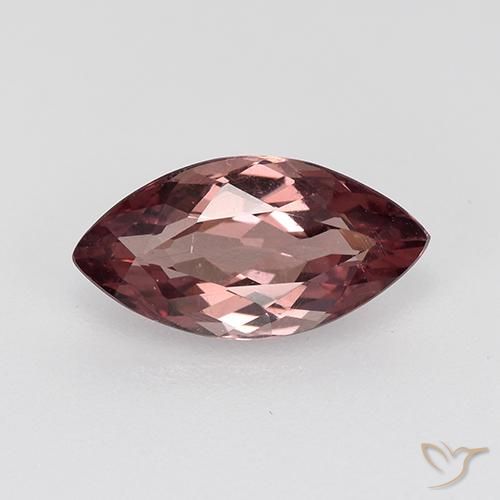 1.38ct Natural Rojo oscuro granate malayo, Marquesa, VS