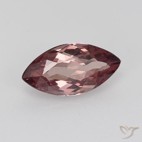 granate malayo Rojo oscuro natural de 1.38 ct, Marquesa, VS