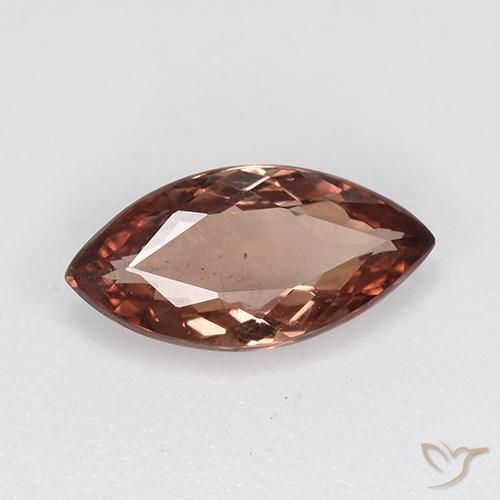 granate malayo Rojo intenso natural de 1.22 ct, Marquesa, VS