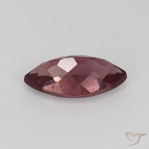 granate malayo Rojo oscuro medio natural de 1.06 ct, Marquesa, VS-SI