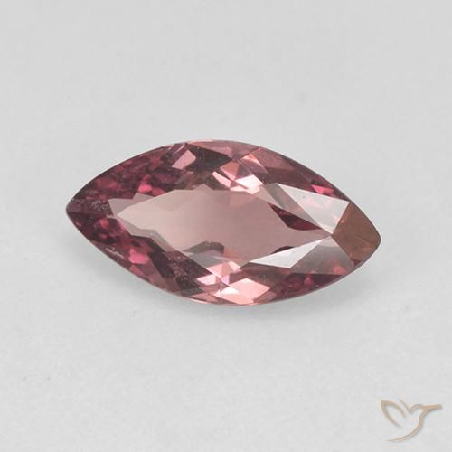 granate malayo Rojo oscuro natural de 0.78 ct, Marquesa, VS